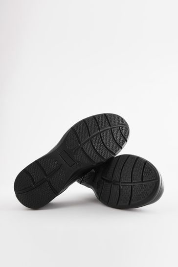 Wide hotsell black shoes