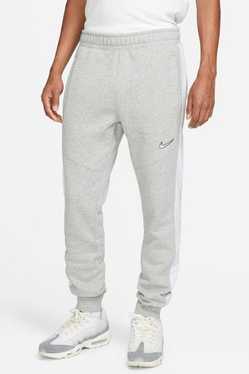 Nike Dark Grey Sportswear Fleece Colourblock Joggers