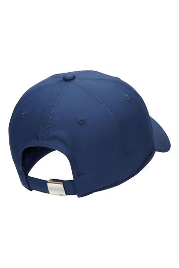 Buy Nike Blue Dri-FIT Club Unstructured Metal Swoosh Cap from Next