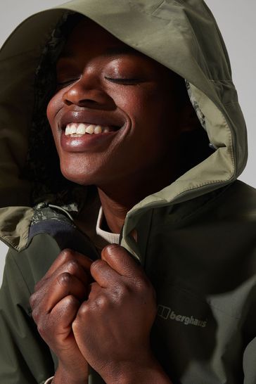 Berghaus green top waterproof jacket