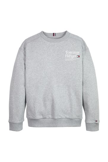 Hilfiger shop grey sweatshirt