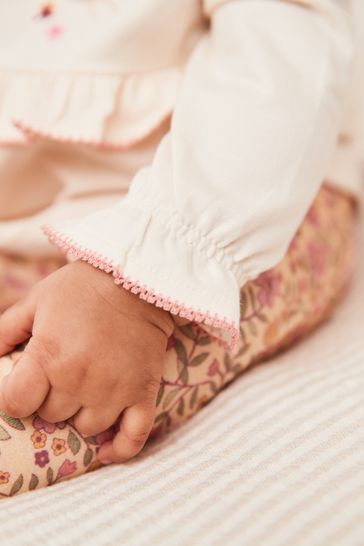 Cream baby tights deals