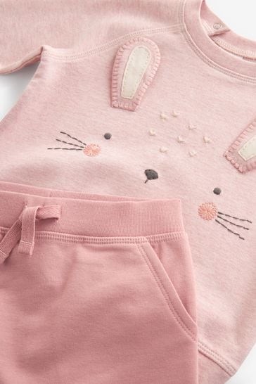 Buy Pink Bunny Baby Cosy Sweater And Leggings 2 Piece Set from Next USA