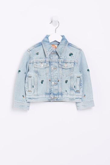 Blue jeans new arrivals jacket for girls