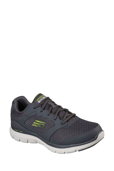 Skechers flex appeal mens grey on sale