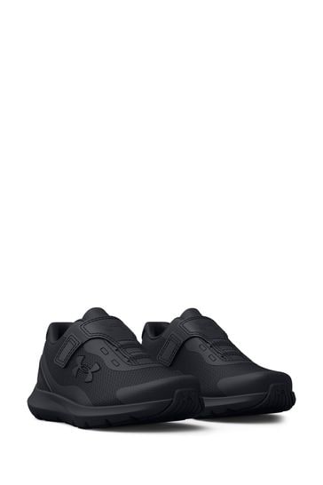 Under armour black shop trainers