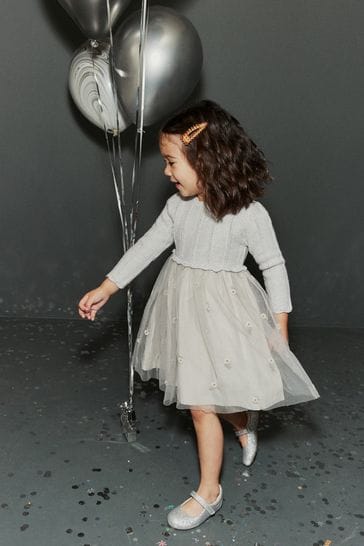 Jumper with tulle skirt hotsell