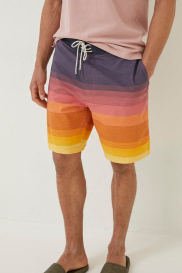 FatFace Orange Camber Ombre Swim Shorts