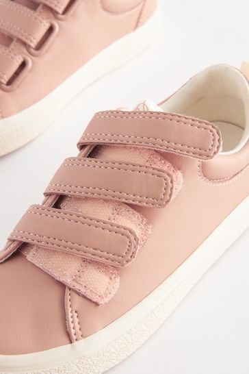 Womens pink sales leather sneakers