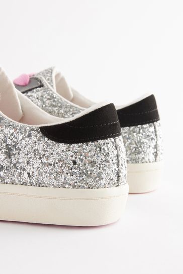 Syfa pink lace up trainers on sale