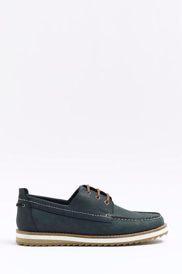 River island navy shoes outlet