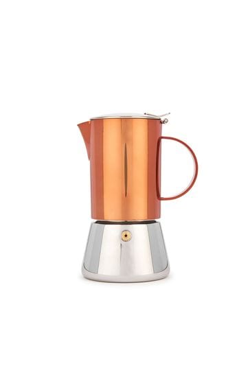 La Cafetière Copper Polished Stainless Steel 200ml Stovetop Cafetière