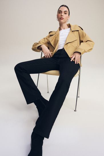 Buy Black Supersoft Bootcut Jeans from Next Italy