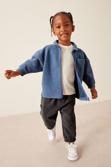 Buy Navy Blue Jersey Shirt And Joggers 3 Piece Set 3mths 7yrs from Next United Arab Emirates