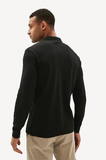 Lacoste black long sleeve clearance