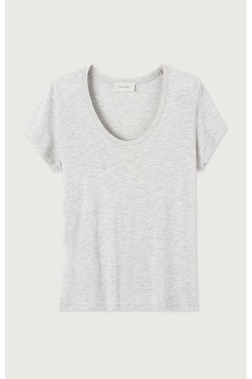 Buy American Vintage 100 Cotton Short Sleeve Scoop Neck T Shirt from Next Bahrain