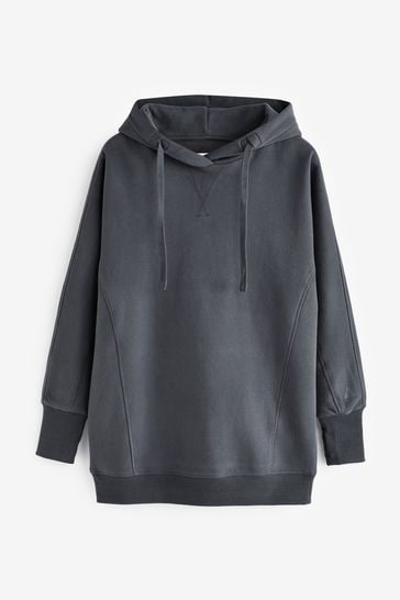 H&m longline hoodie hotsell