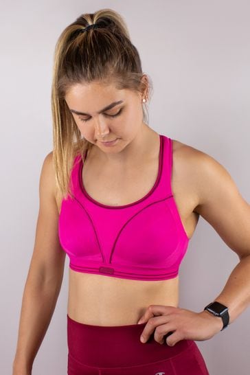 Buy Shock Absorber Red Ultimate Run Sports Bra from Next USA
