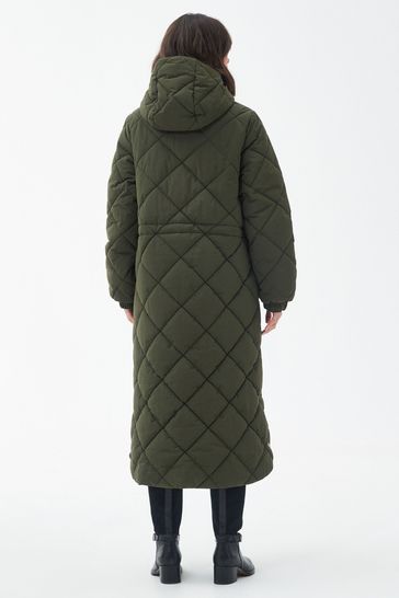 Barbour quilted jacket womens Green store