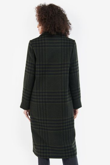 Barbour wool jacket Green sales