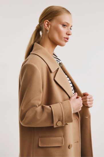 JD Williams Camel Wool Coat