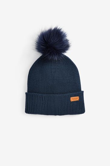 Barbour dover sales pom beanie