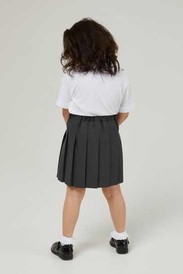 Dark grey deals pleated school skirt