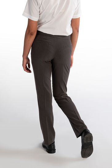 Buy Trutex Girls Straight Leg Grey School Trousers from Next USA