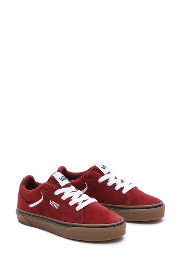 Buy Vans Youth Boys Red Seldan Trainers from Next Luxembourg