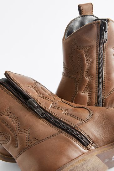 Tan dress store boots ladies