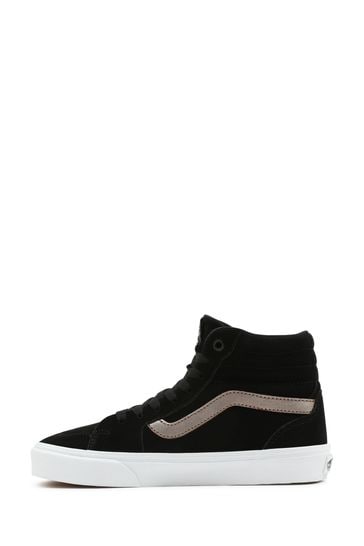 Black vans hotsell gold