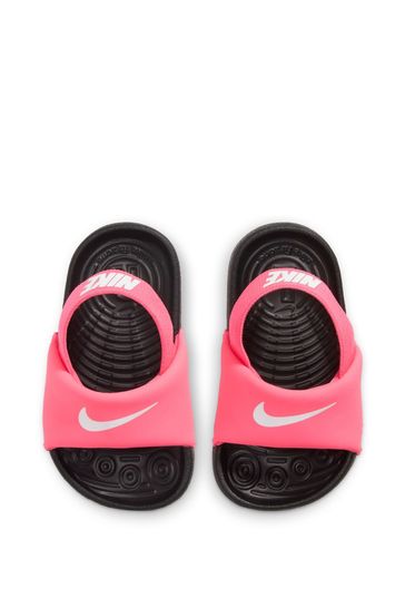 Nike pink hot sale sandals