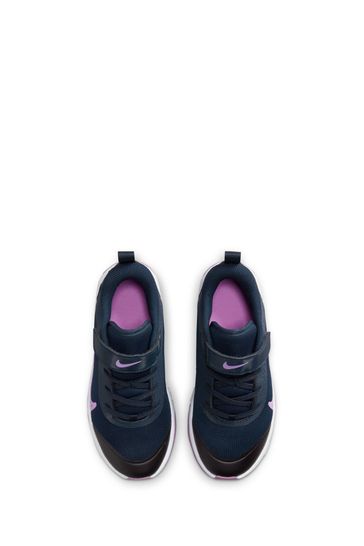 Buy Nike Navy Purple Junior Omni Trainers from Next Luxembourg