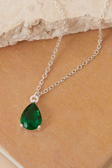 emerald chain necklace