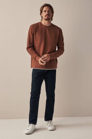 Mock layer sweater sale
