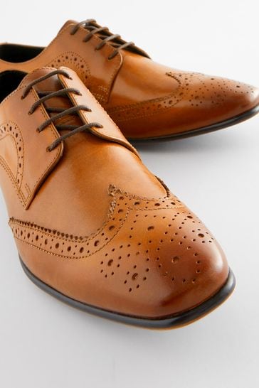 Tan sale brogues next