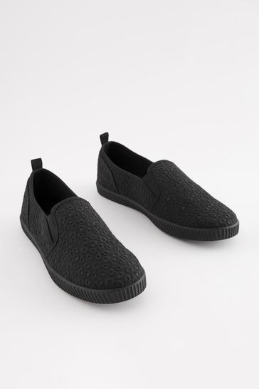 Black Forever Comfort Slip On Trainers