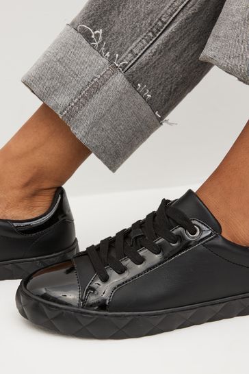 Womens black clearance dress trainers