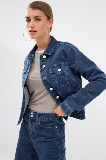 Blue cord jacket deals