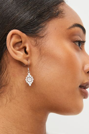 Silver earrings next store