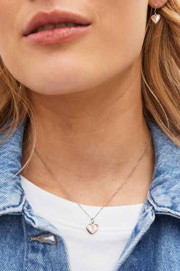 Next heart necklace online
