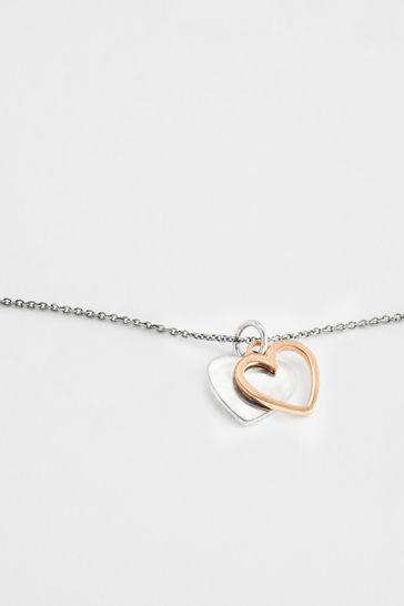 Rose gold necklace top next