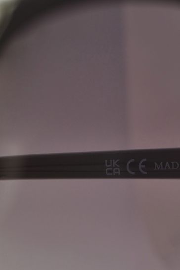Black round metal glasses online