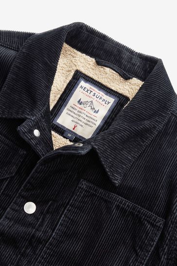 Borg lined discount corduroy jacket