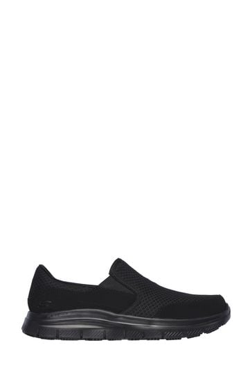 Skechers Black Work Relaxed Fit: Mens Flex Advantage McAllen Slip Resistant Shoes