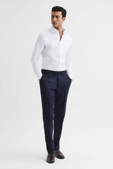 Slim fit store penny collar shirt