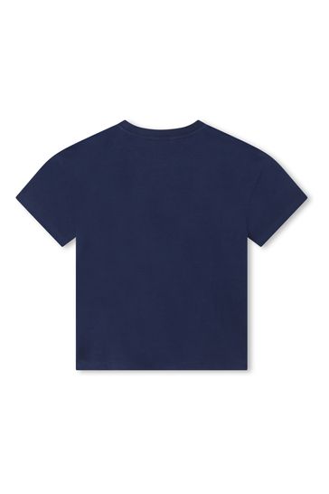 Buy Kenzo Kids Unisex Blue 100 Cotton Logo T Shirt from Next Canada