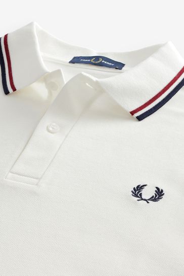 Fred perry button hotsell down collar polo shirt