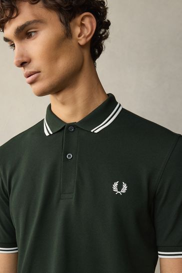 Buy Fred Perry Mens Twin Tipped Polo Shirt from Next Luxembourg