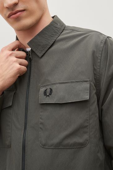 Buy Fred Perry Zip Through Lightweight Jacket from Next Luxembourg